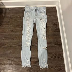 American eagle light blue jeans